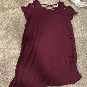Maroon Dress XL